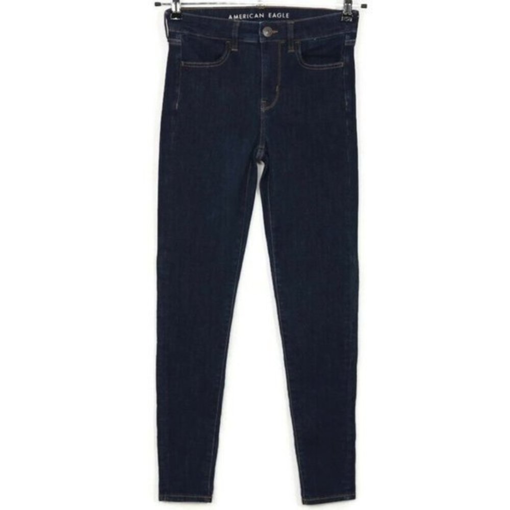 American Eagle‎ Hi-Rise Jegging Jeans Dark Next Level Stretch 4 x 28